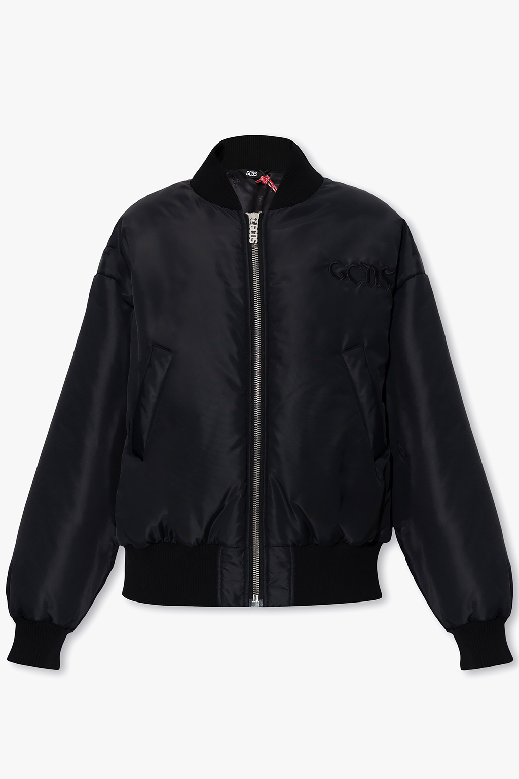 【希少】GCDS patch bomber jacket ジャケット　ブラック BLACK BOMBER JACKET WITH PATCHES BATMAN SKULL GCDS SIZE
